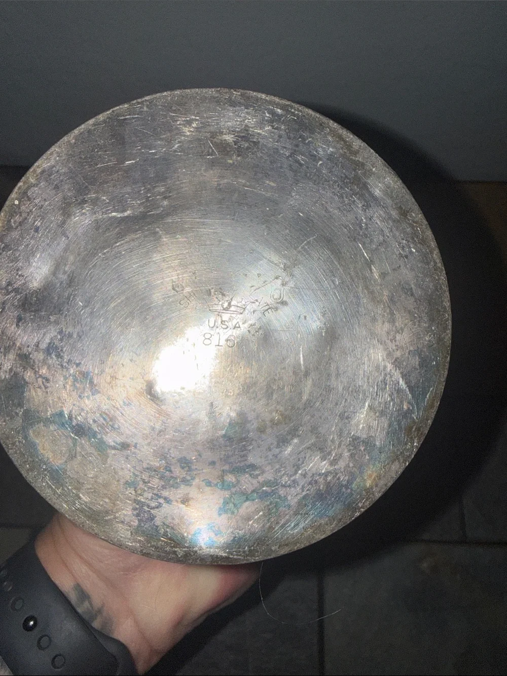 Source Unknown compact silver